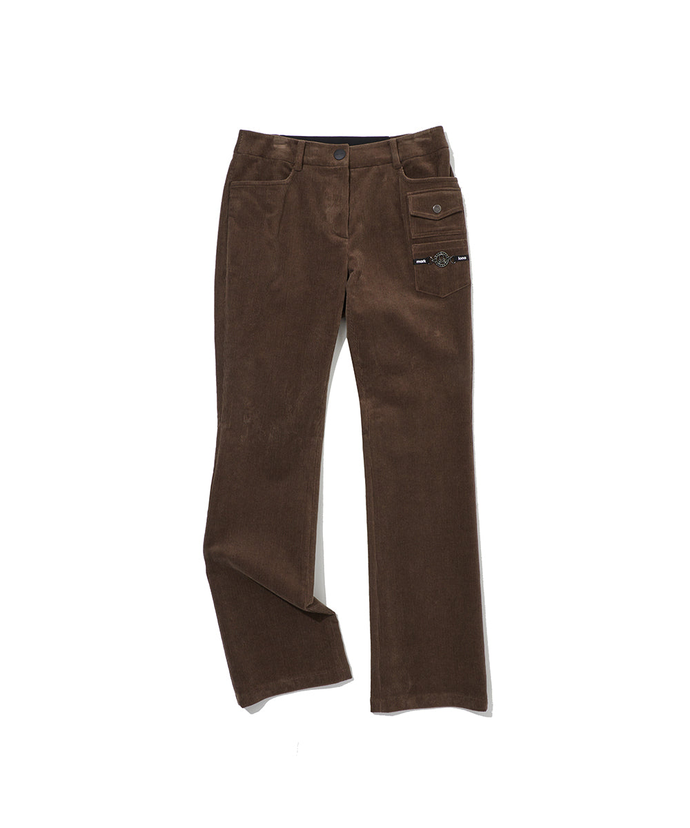 W GN CORDUROY BOOTCUT WOVEN PANTS LR3IT73F