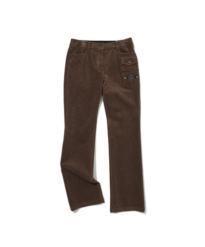 W GN CORDUROY BOOTCUT WOVEN PANTS LR3IT73F