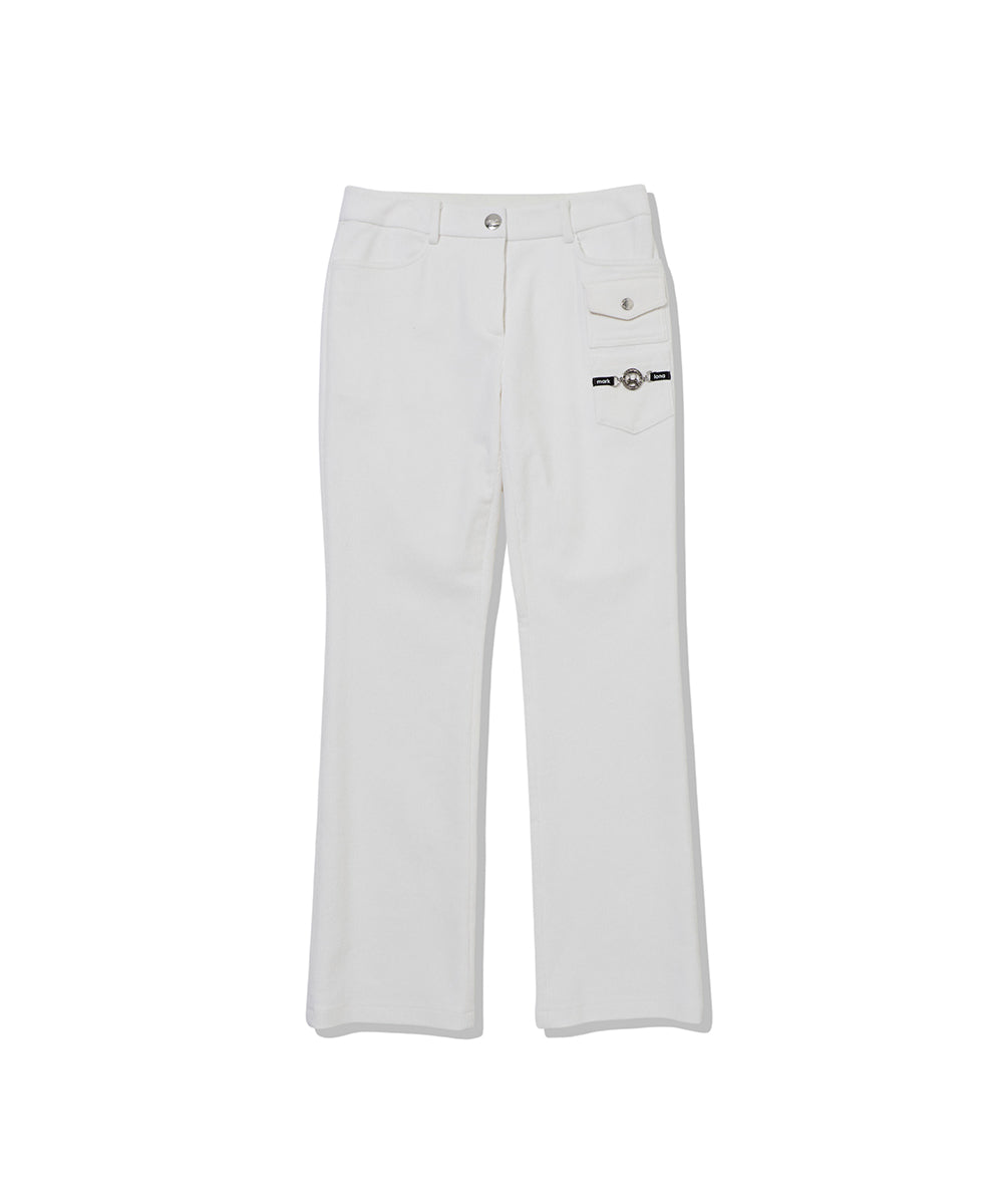 W GN CORDUROY BOOTCUT WOVEN PANTS LR3IT73F