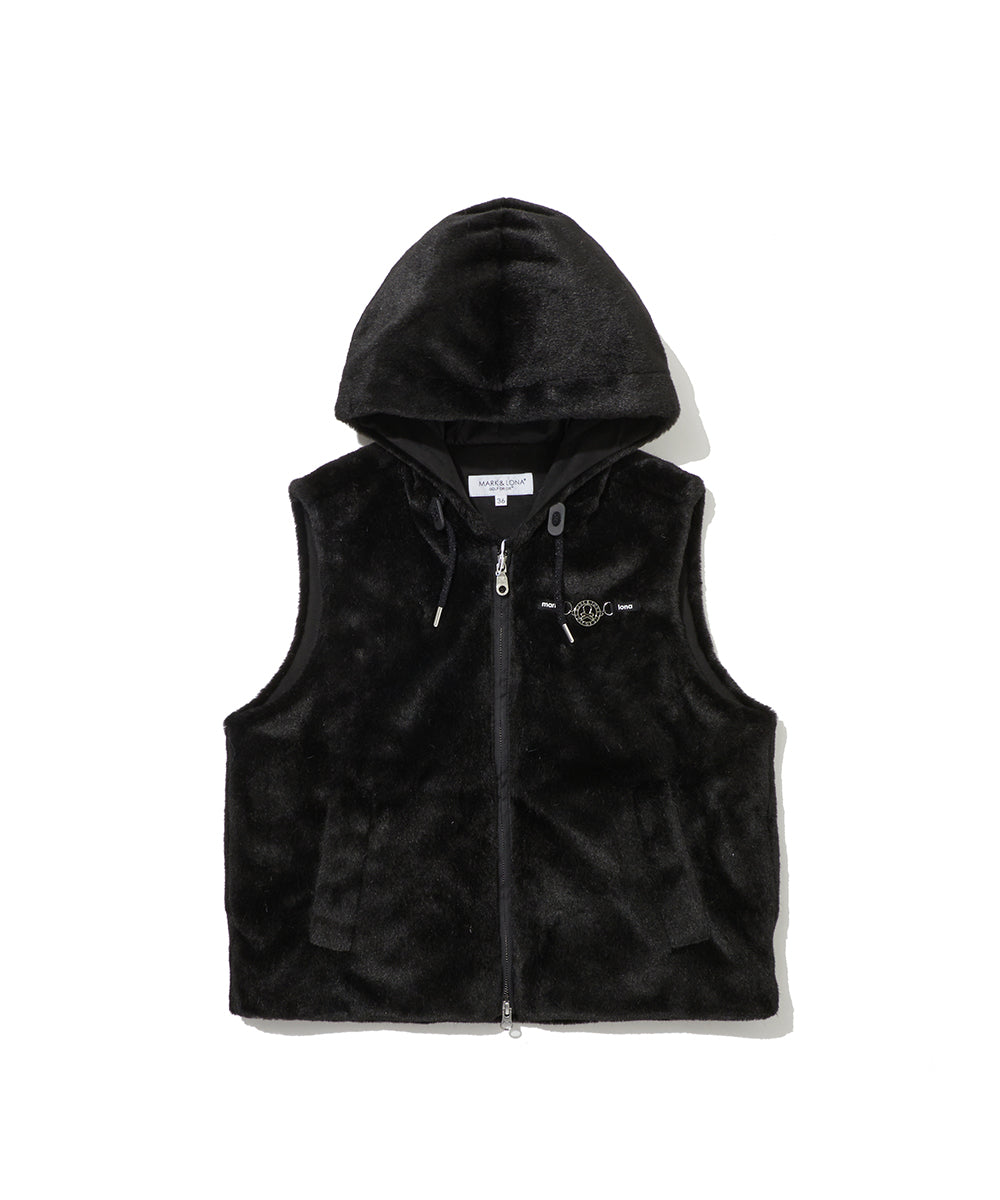 W GN FAKE FUR VEST LR3IV75F