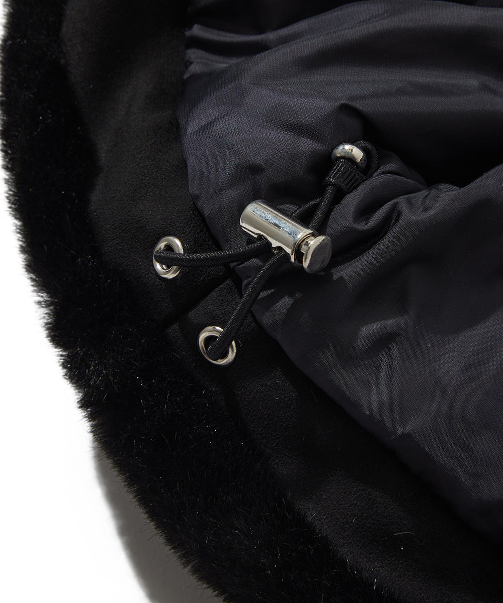 W GN FAKE FUR VEST LR3IV75F