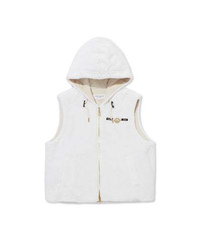 W GN FAKE FUR VEST LR3IV75F