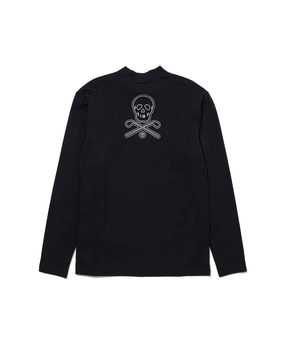 M T-LINE BIG SKULL LS HIGHNECK LR3XA71M