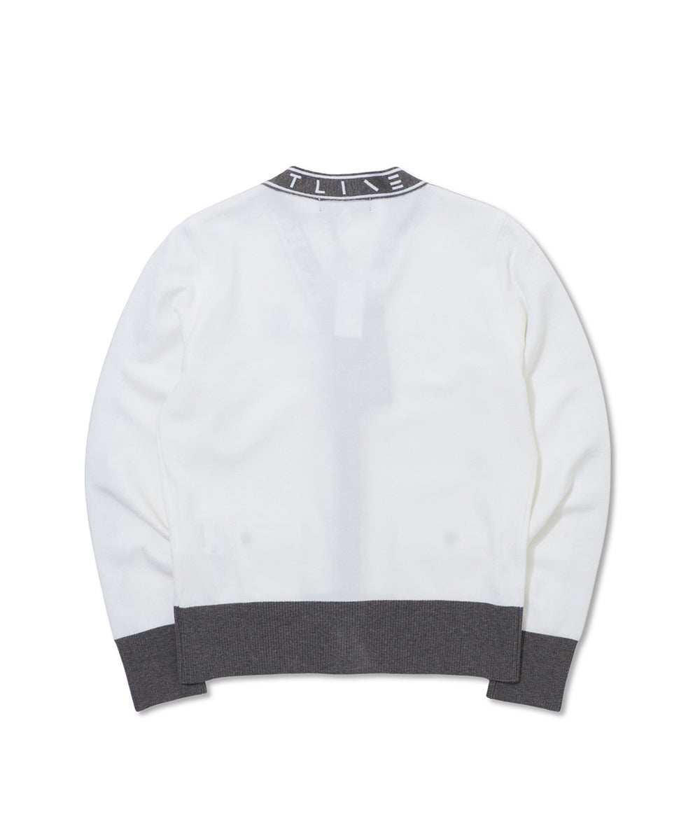 W T-LINE KNIT CARDIGAN LR3XB72F