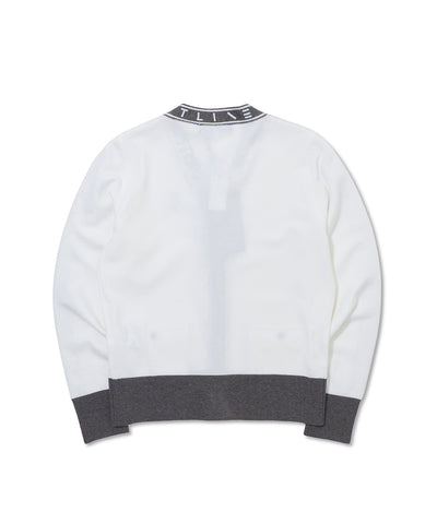 W T-LINE KNIT CARDIGAN LR3XB72F