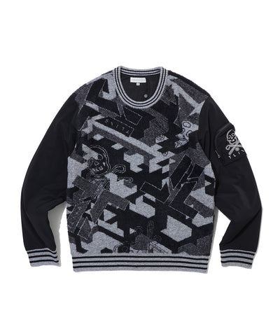 M T-LINE CAMO HYBRID KINT CREW LR3XB75M