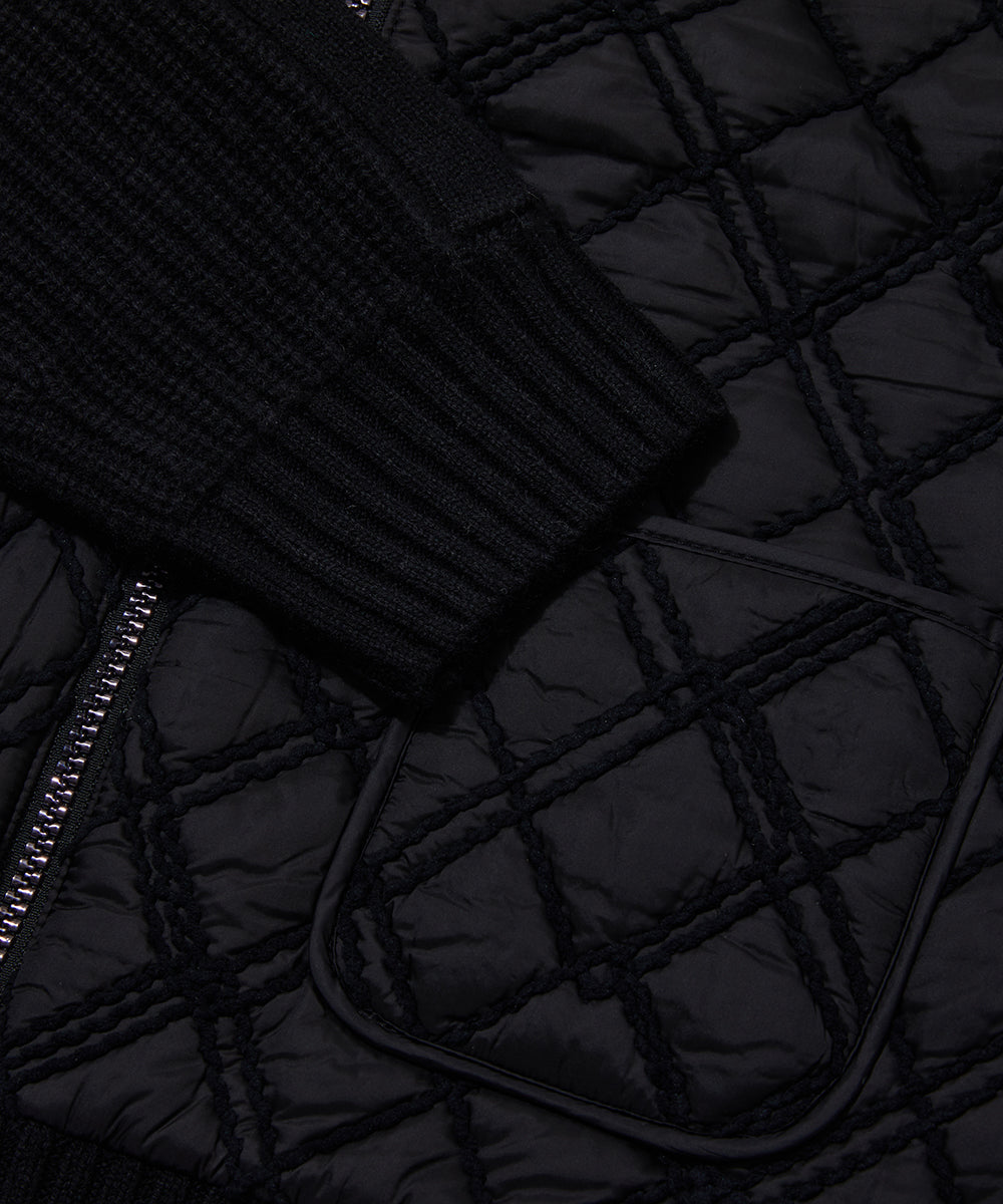 W T-LINE PADDED QUILTING HYBRID JACKET LR3XD74F