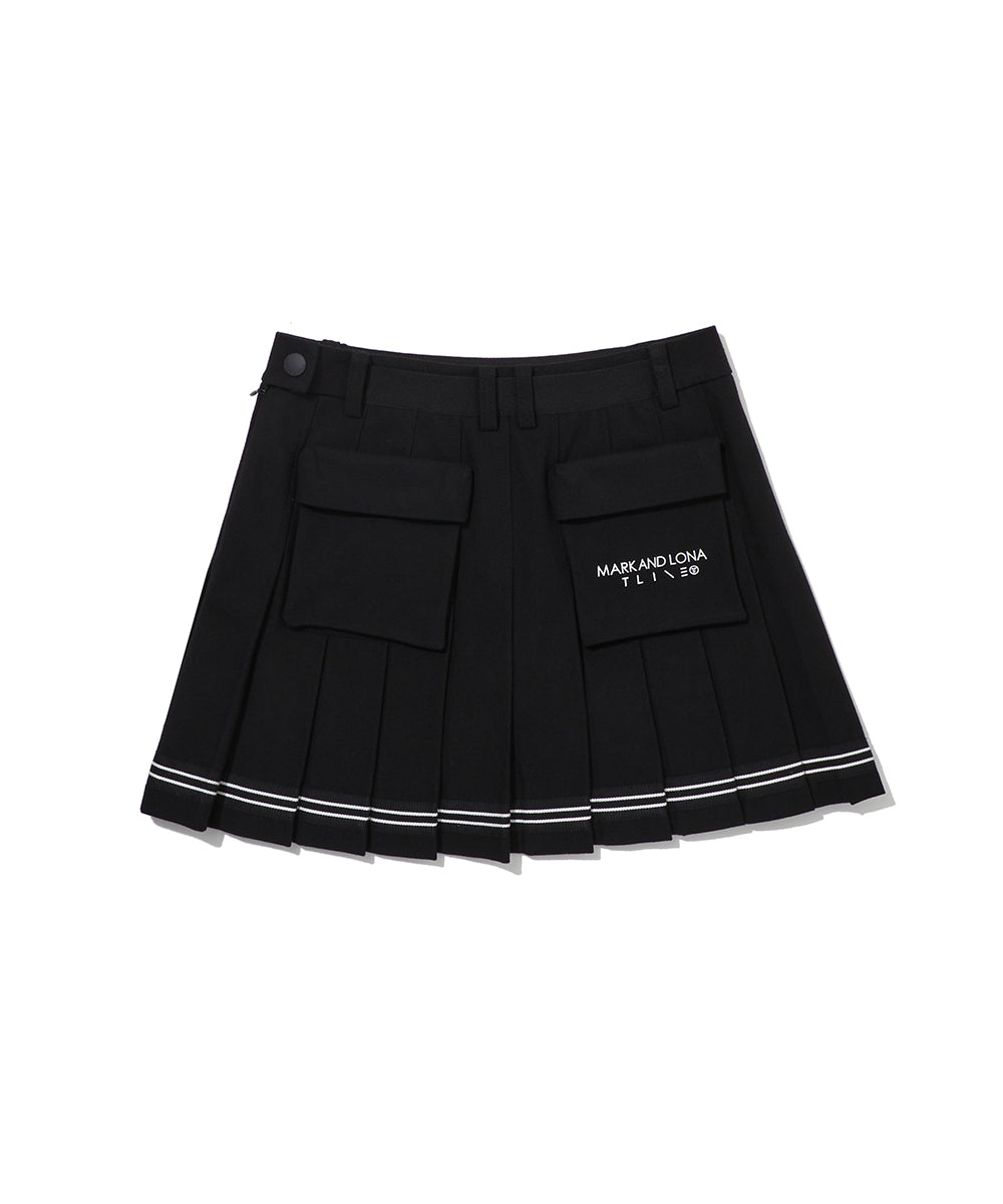 W T-LINE VOLUME POCKET T/R PLEATS SKIRT LR3XE73F