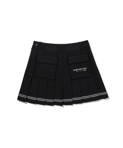 W T-LINE VOLUME POCKET T/R PLEATS SKIRT LR3XE73F