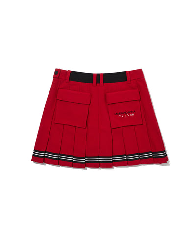 W T-LINE VOLUME POCKET T/R PLEATS SKIRT LR3XE73F