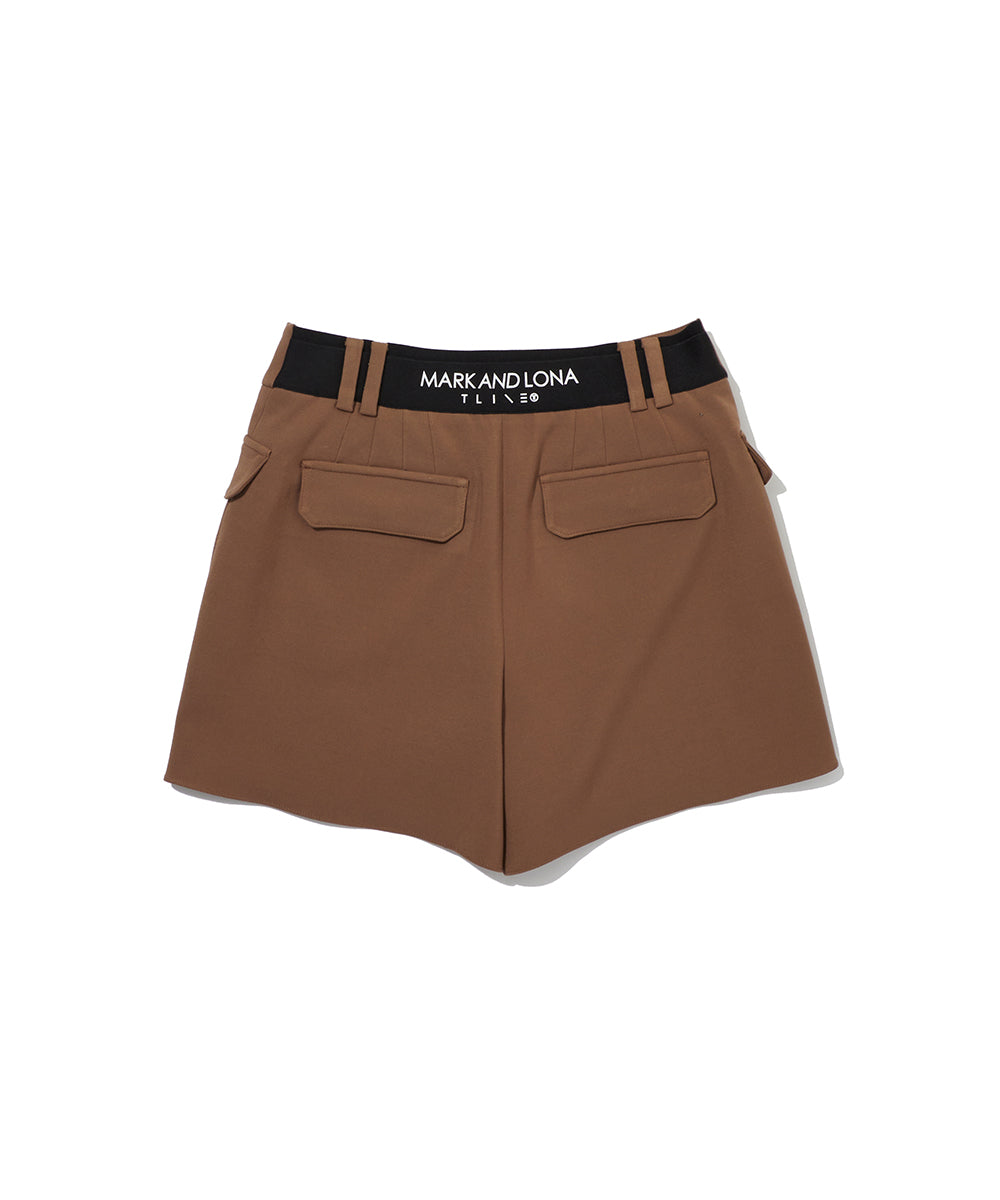W T-LINE PLEATS SHORT PANTS LR3XF72F