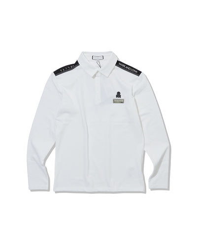 M T-LINE BACK BRUSH PQ LS POLO LR3XP72M