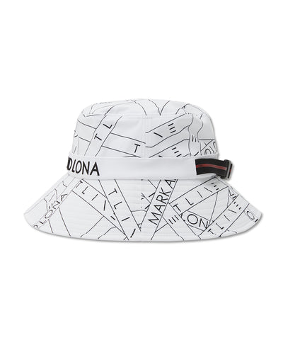 U T-LINE LOGO PATTERN BUCKET HAT LR3YJ78U