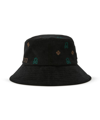 U GN LOGO PATTERN CORDUROY BUCKET HAT LR3YJ82U
