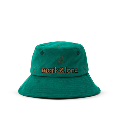 U GN LOGO PATTERN CORDUROY BUCKET HAT LR3YJ82U