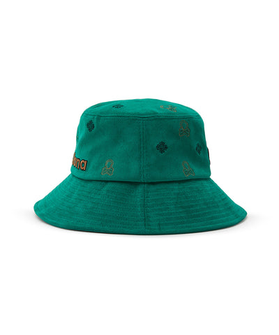 U GN LOGO PATTERN CORDUROY BUCKET HAT LR3YJ82U