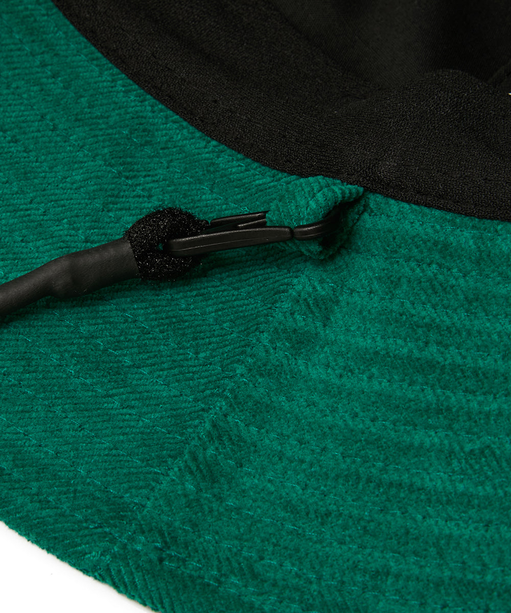 U GN LOGO PATTERN CORDUROY BUCKET HAT LR3YJ82U