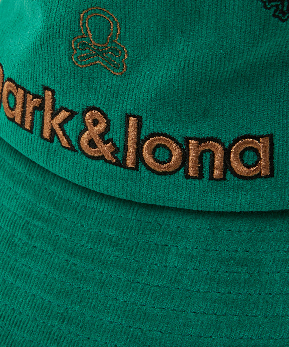 U GN LOGO PATTERN CORDUROY BUCKET HAT LR3YJ82U