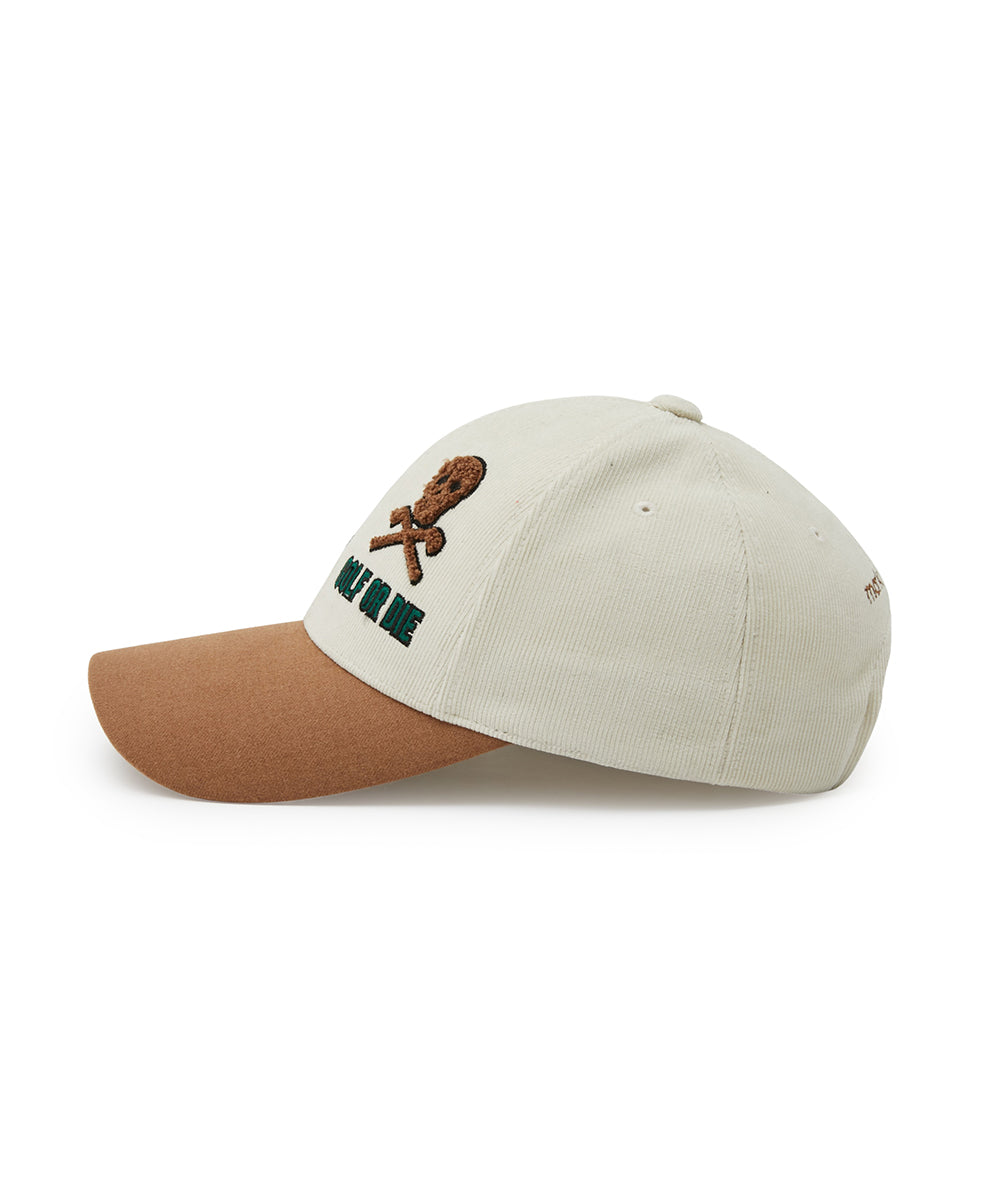 U GN CORDUROY LEATHER MIXED CAP LR3YP83U