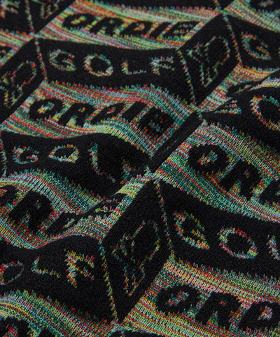 W GN BLOCK PATTERN CREW KNIT LR4IB93F
