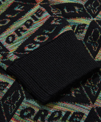 W GN BLOCK PATTERN CREW KNIT LR4IB93F