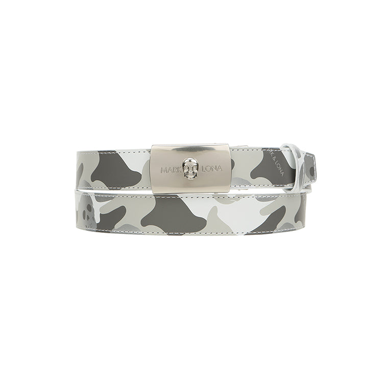 CAMO METALIC LEATHER BELT LY7YB22U