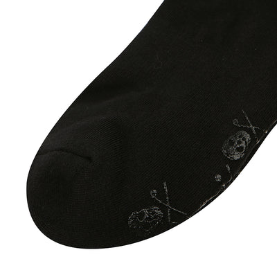 SKULL EMBROIDERY KNEE SOCKS LY7YSY1F