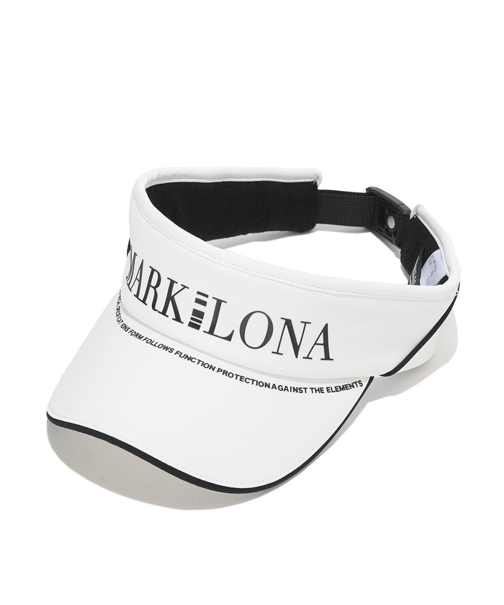 U CD FRONT SOLID LOGO & TEXT LOGO VISOR LR2YY57U