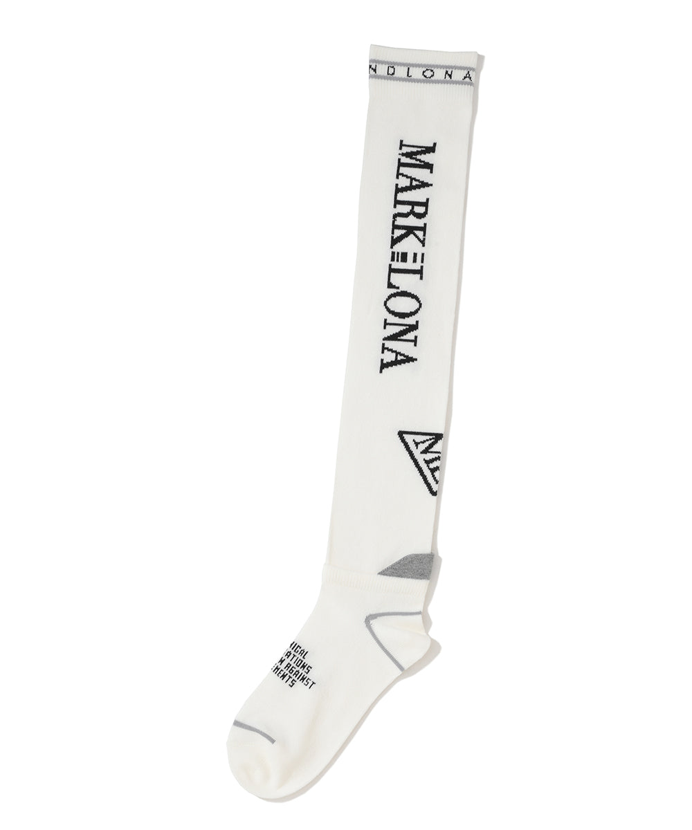 W CD VERTICAL LOGO POINT KNEE SOCKS LR3YS71F