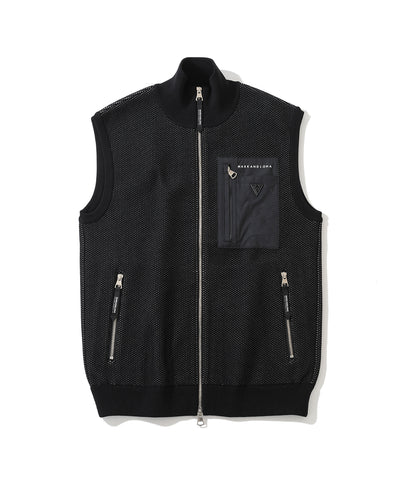 M CD FULL ZIP-UP KNIT VEST LQ1CV54M