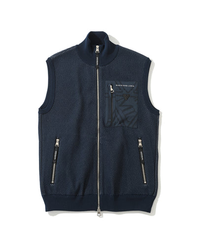 M CD FULL ZIP-UP KNIT VEST LQ1CV54M