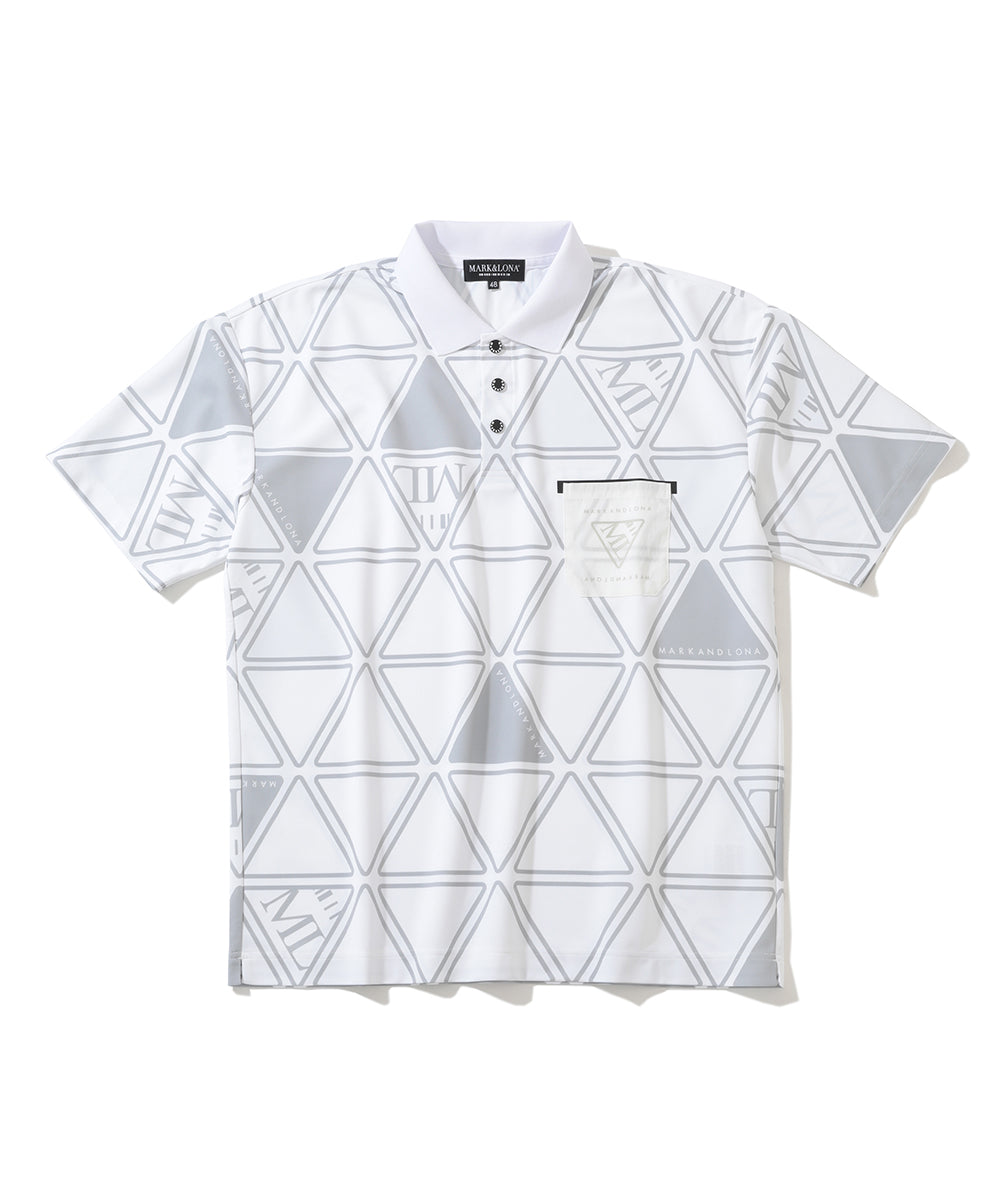 M CD TRIANGLE PATTERN SS POLO LQ2CX57M