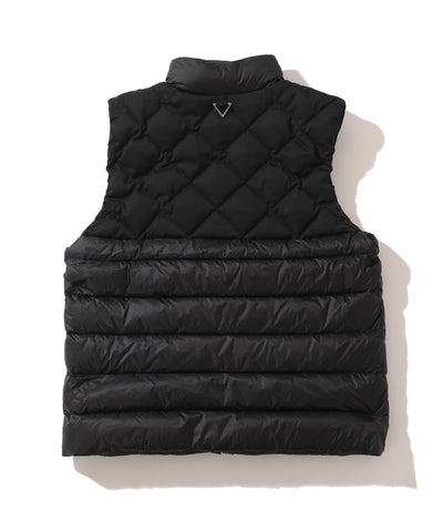 M CD QUILTING 2-BLOCK POINT DOWN VEST LQ4CV59M