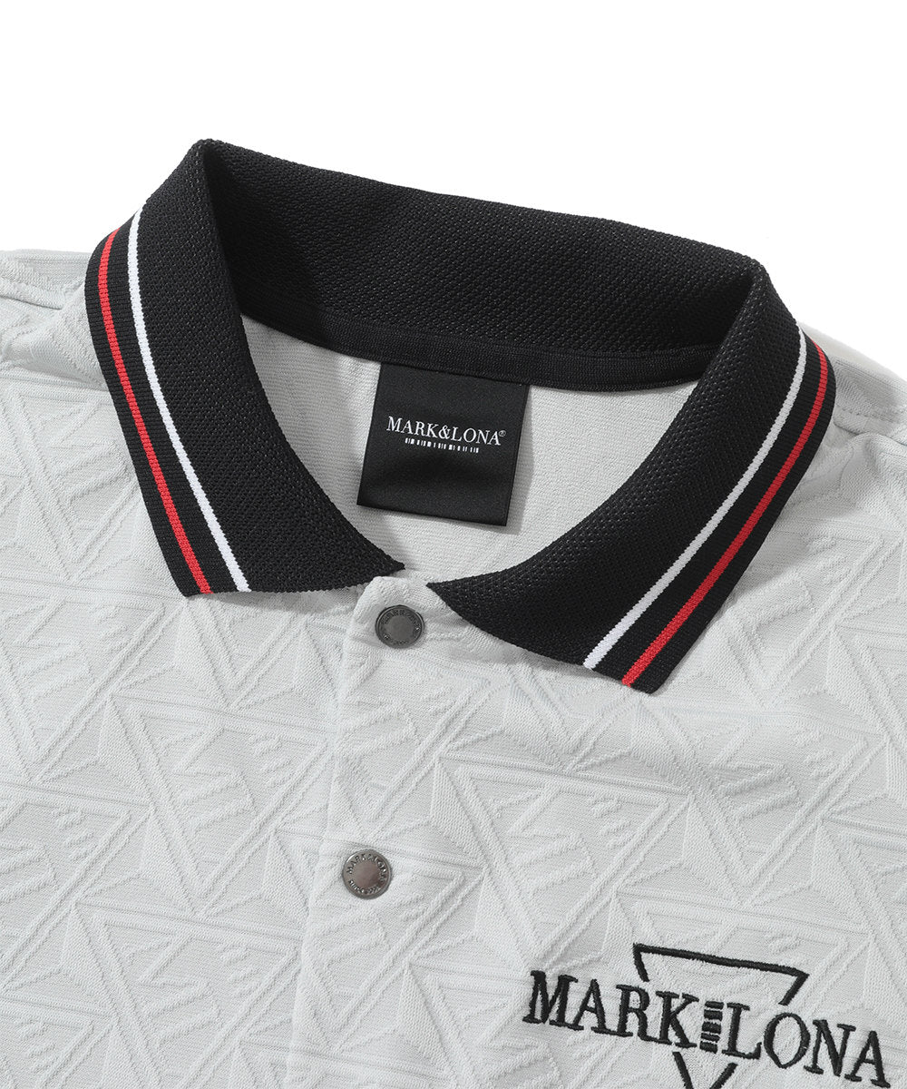 M CD TRIANGLE PATTERN SS POLO LR1CX51M