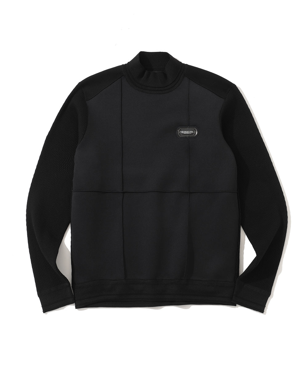 M CD ZIP POCKET POINT KNIT CREW LR3CB50M