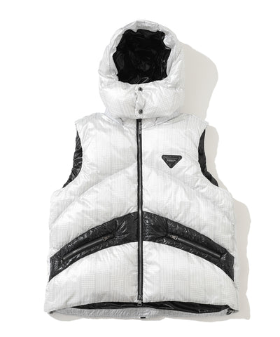 M CD GLEN CHECK PATTERN DOWN VEST LR3CV52M