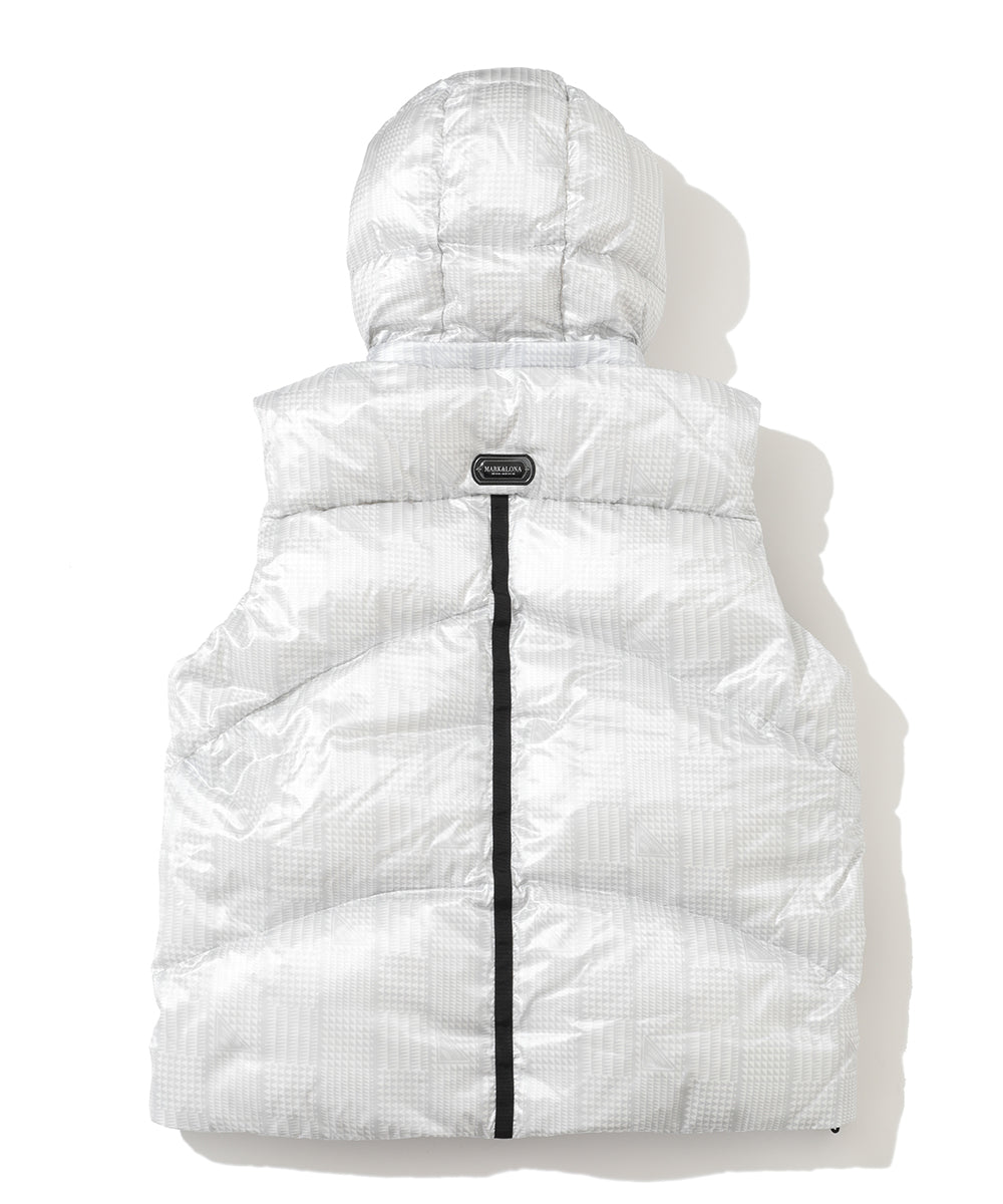 M CD GLEN CHECK PATTERN DOWN VEST LR3CV52M