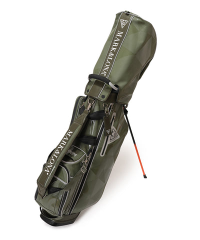 U CD GEOMETRY PATTERN SYNTHETIC LEATHER CADDIE BAG LQ3ZC51U