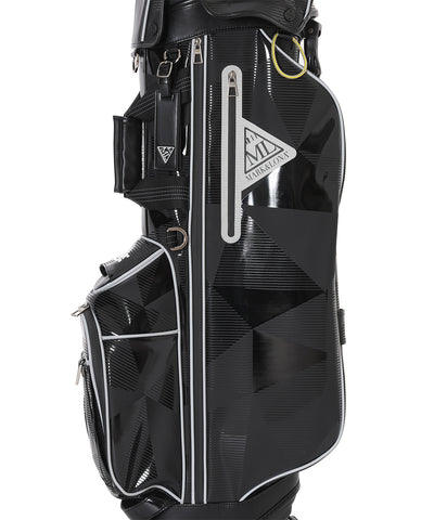 U CD GEOMETRY PATTERN SYNTHETIC LEATHER CADDIE BAG LQ3ZC51U