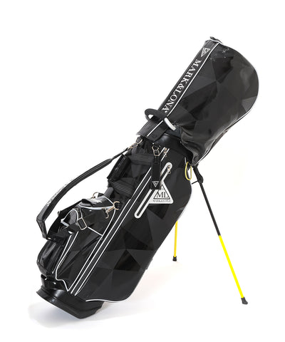 U CD GEOMETRY PATTERN SYNTHETIC LEATHER CADDIE BAG LQ3ZC51U