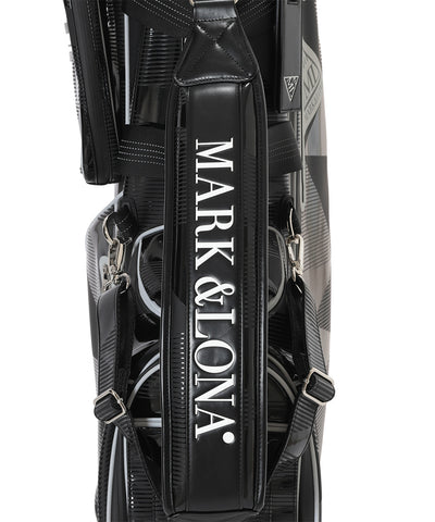 U CD GEOMETRY PATTERN SYNTHETIC LEATHER CADDIE BAG LQ3ZC51U