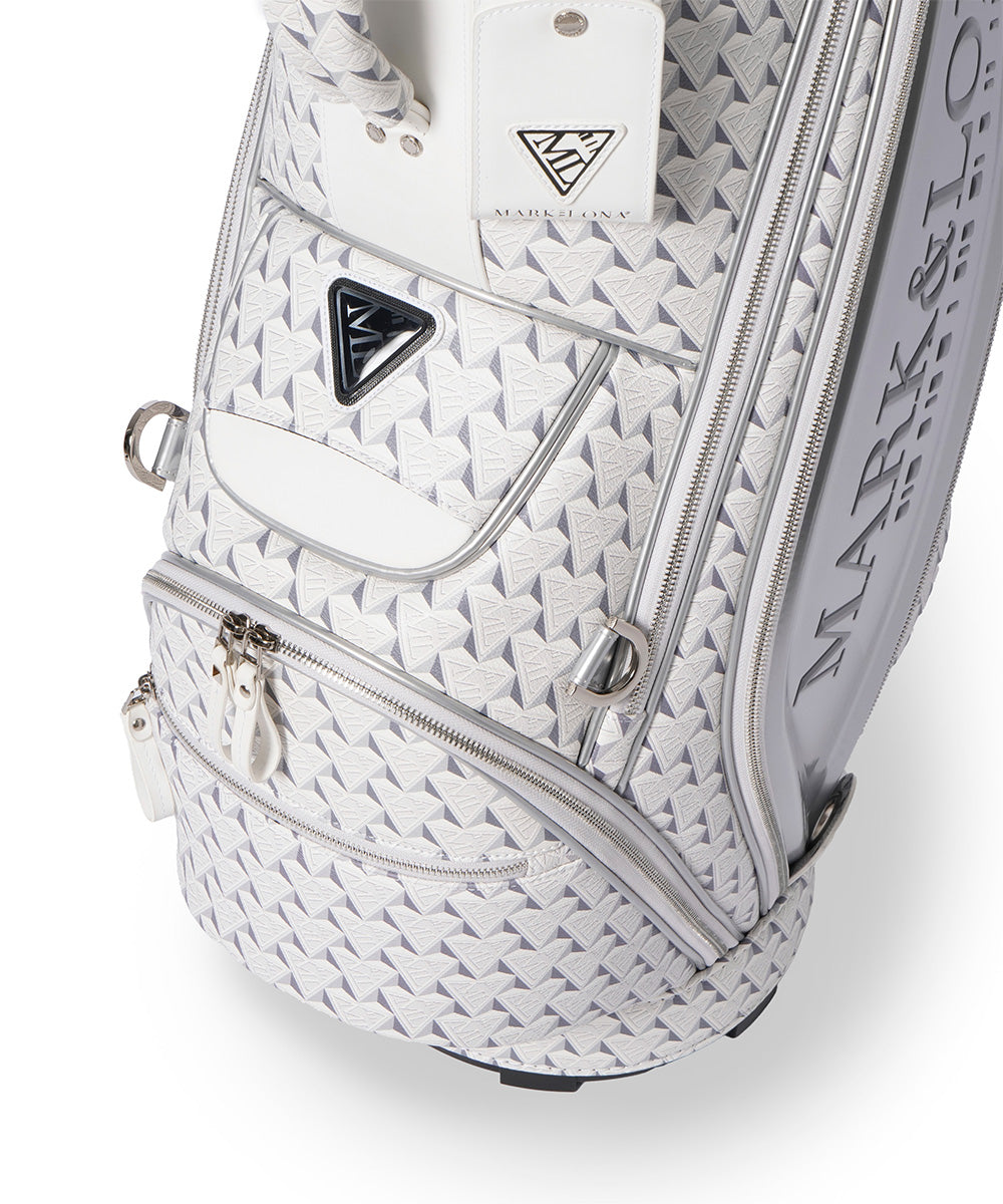 U CD PYRAMID STUD PATTERN SYNTHETIC LEATHER CADDIE BAG LR1ZC52U