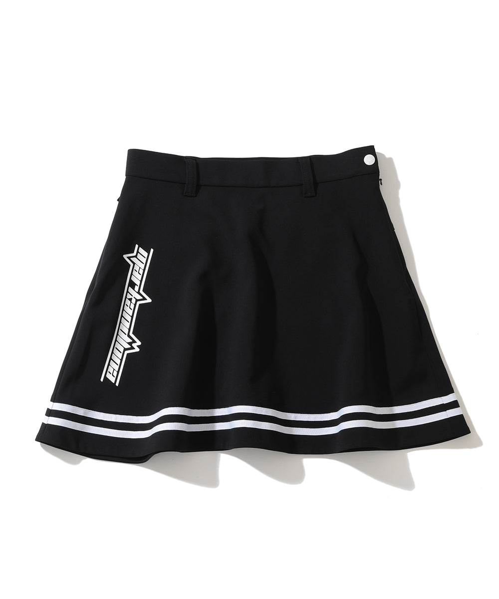 W CD SIDE LOGO POINT FLARE SKIRT LQ1CE55F