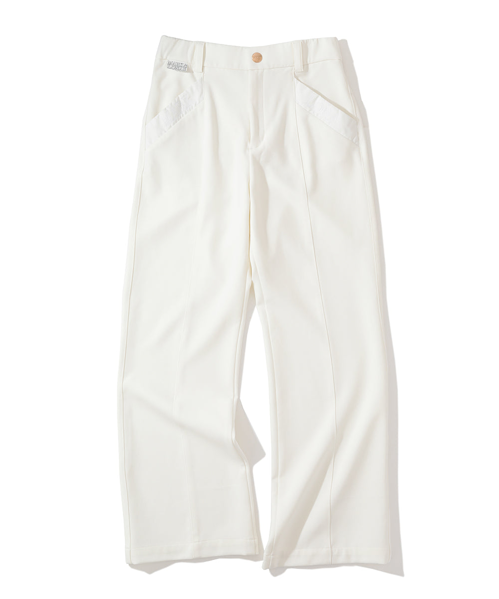 W CD POCKET LOGO POINT WIDE PANTS LQ3CT50F