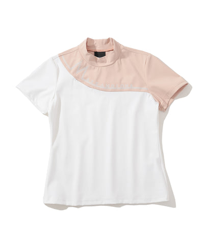 W CD SHOULDER LINE MOCK-NECK SS T-SHIRTS LR2CA51F