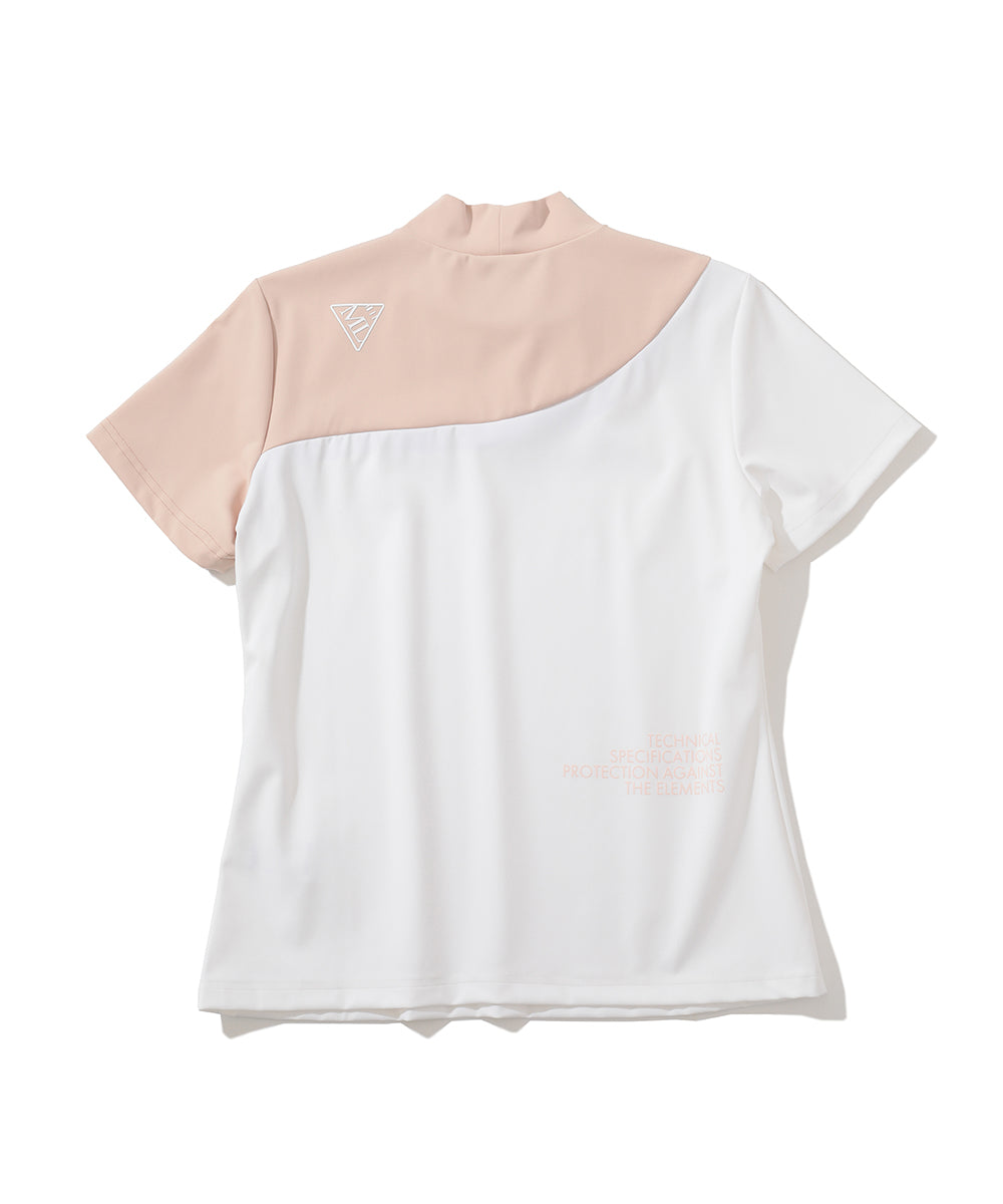 W CD SHOULDER LINE MOCK-NECK SS T-SHIRTS LR2CA51F