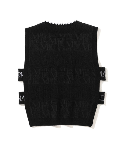 W CD SIDE TAPED KNIT VEST LR3CV53F
