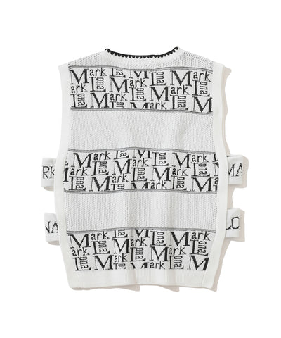 W CD SIDE TAPED KNIT VEST LR3CV53F
