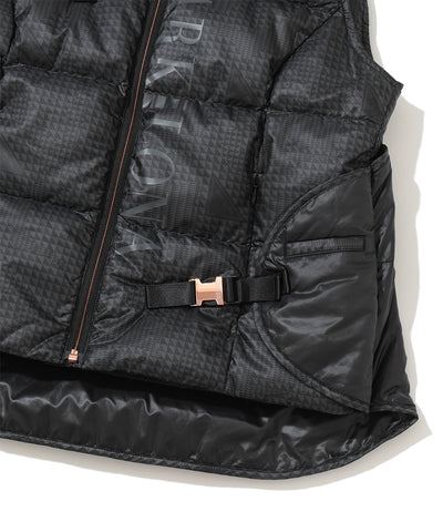 W CD GLEN CHECK PATTERN DOWN VEST LR4CV55F