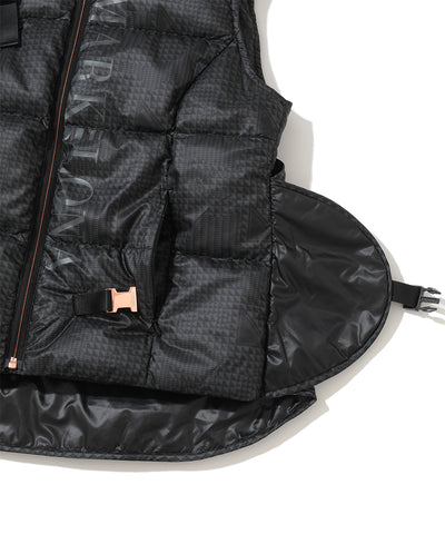 W CD GLEN CHECK PATTERN DOWN VEST LR4CV55F